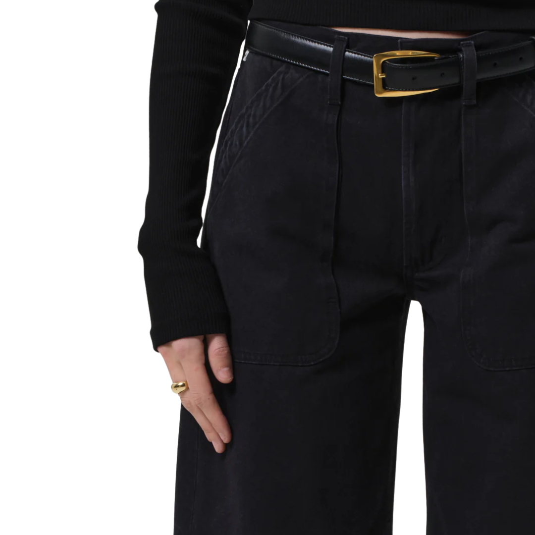Ayla Cargo in Washed Black