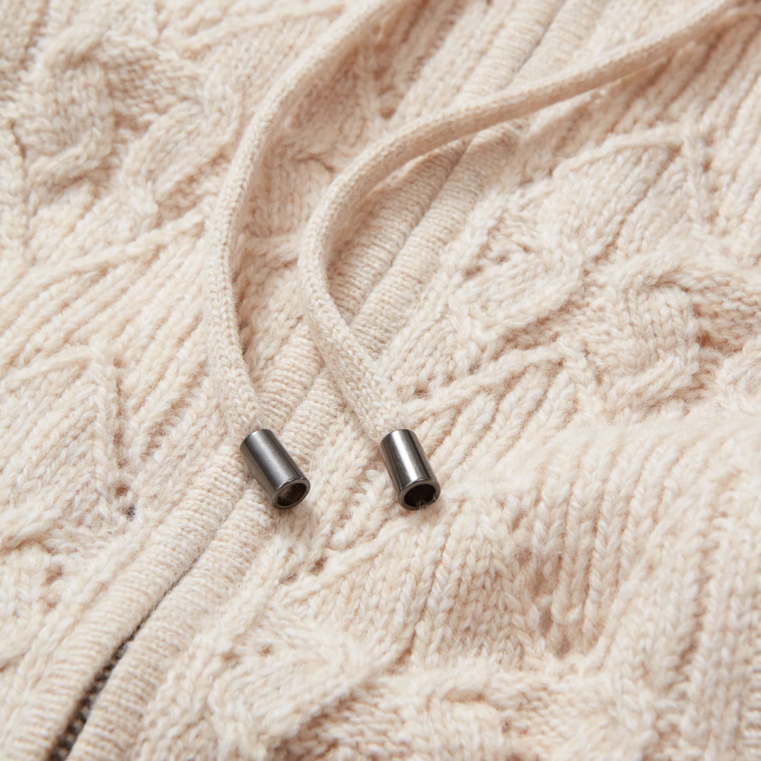 Orine Hoodie Dickey in Mocha/Heathered Sand