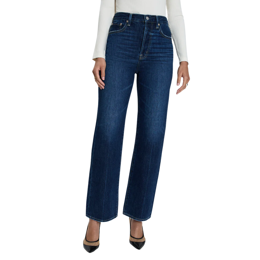 Cassie Super High Rise Straight Jean in Cultivate
