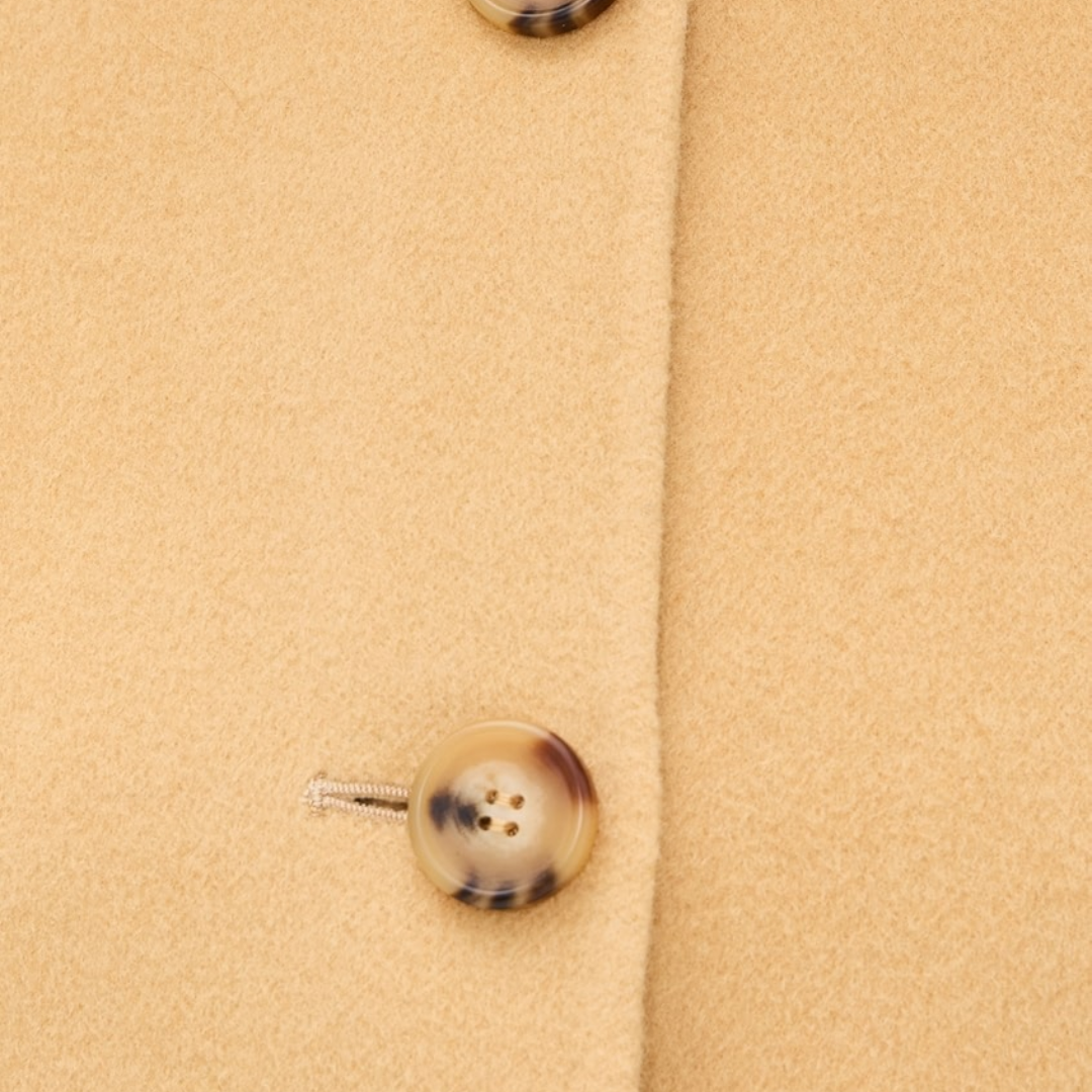 Elsie Double Faced Wool Coat in Lotus