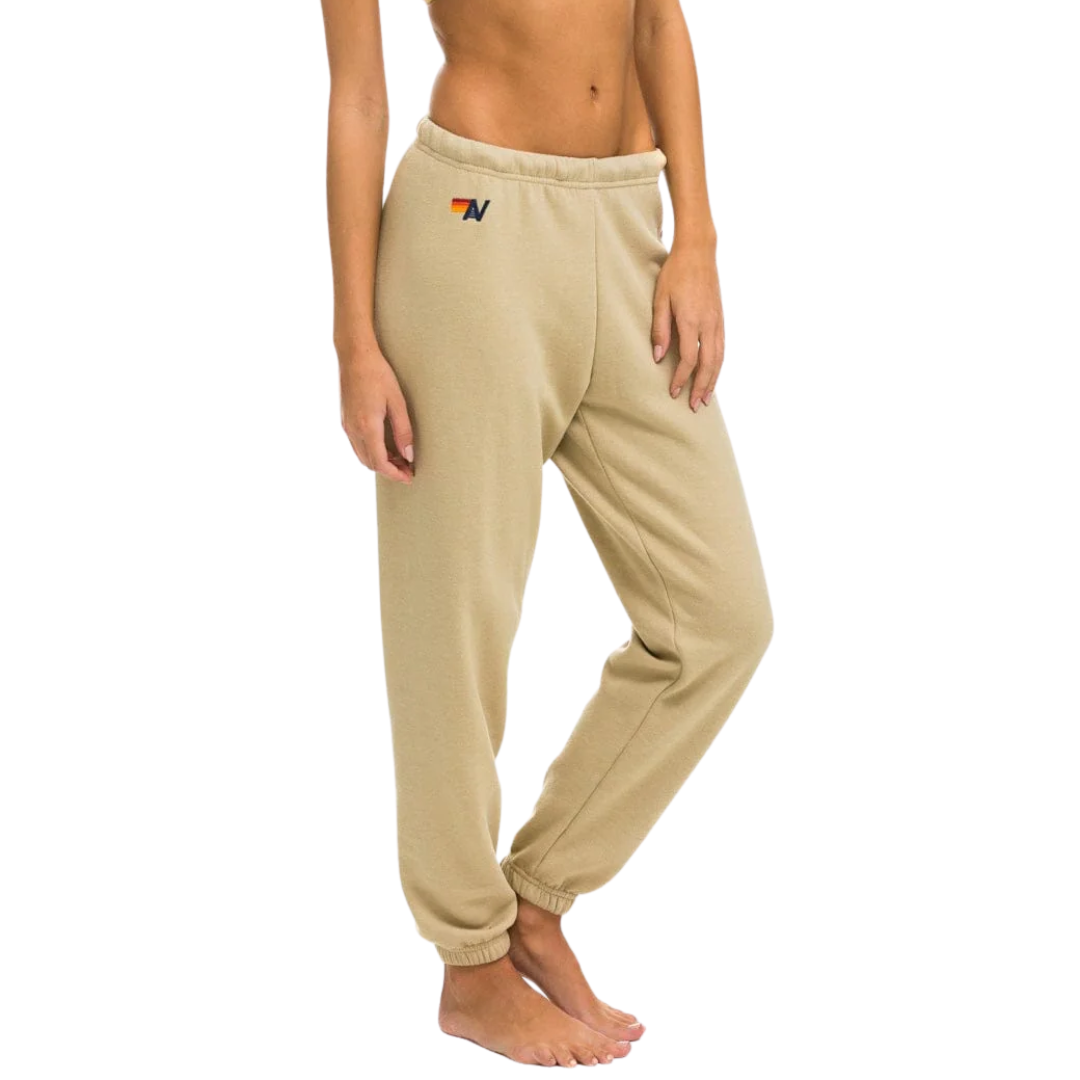 5 Stripe Sweatpants in Sand
