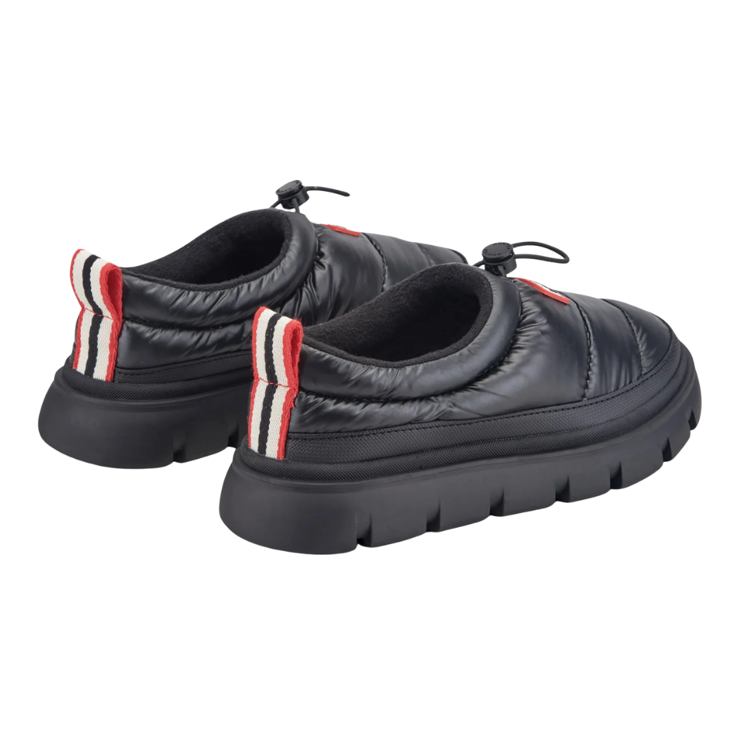 Madi Insulated Water Resistant Slip-on Mules in Black