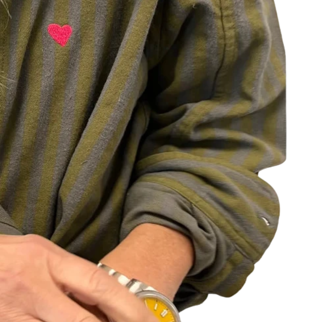 Jack Flannel Shirt in Country Mist-Army Green