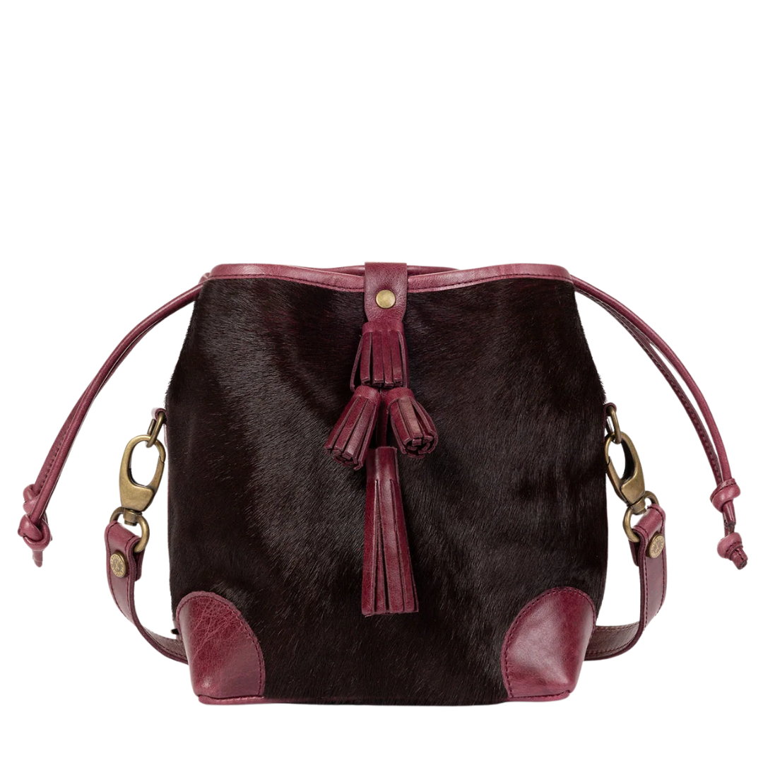 Pony Fortune Teller Bag in Dark Cherry