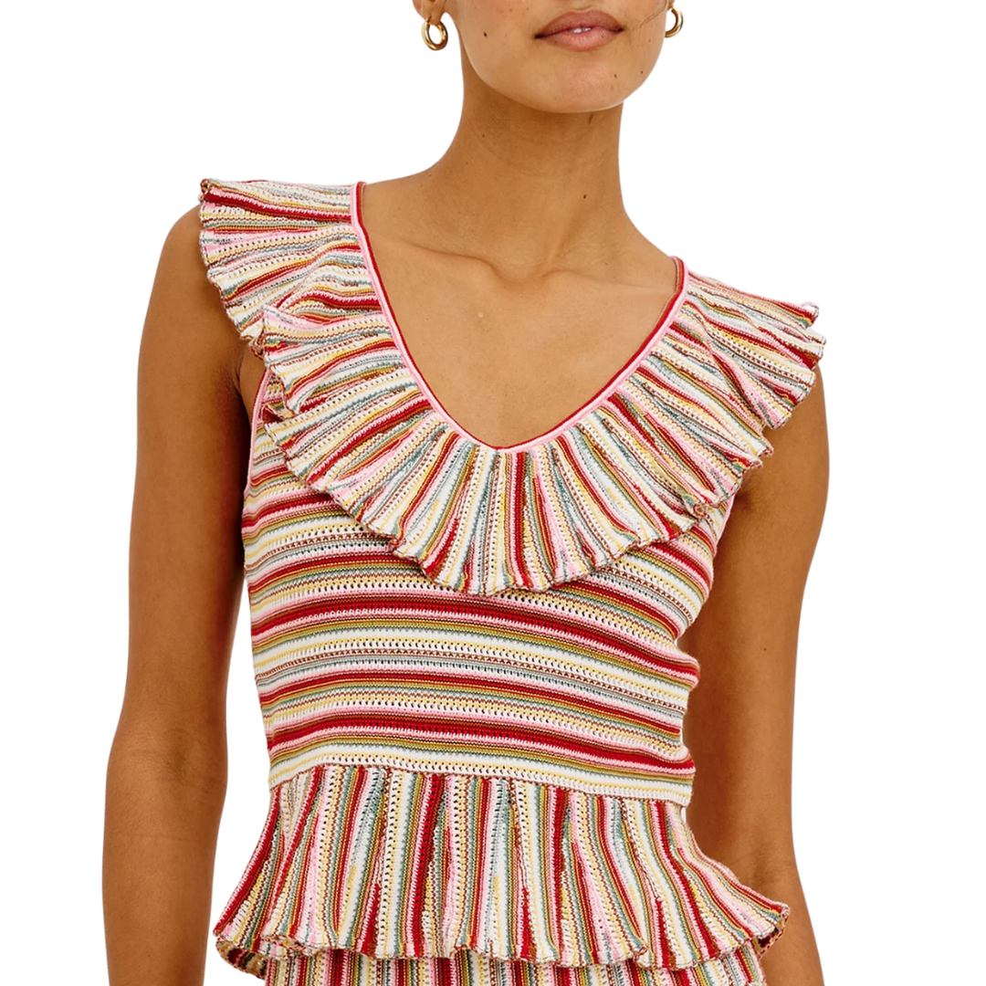Carmelita Top in Havana Stripe