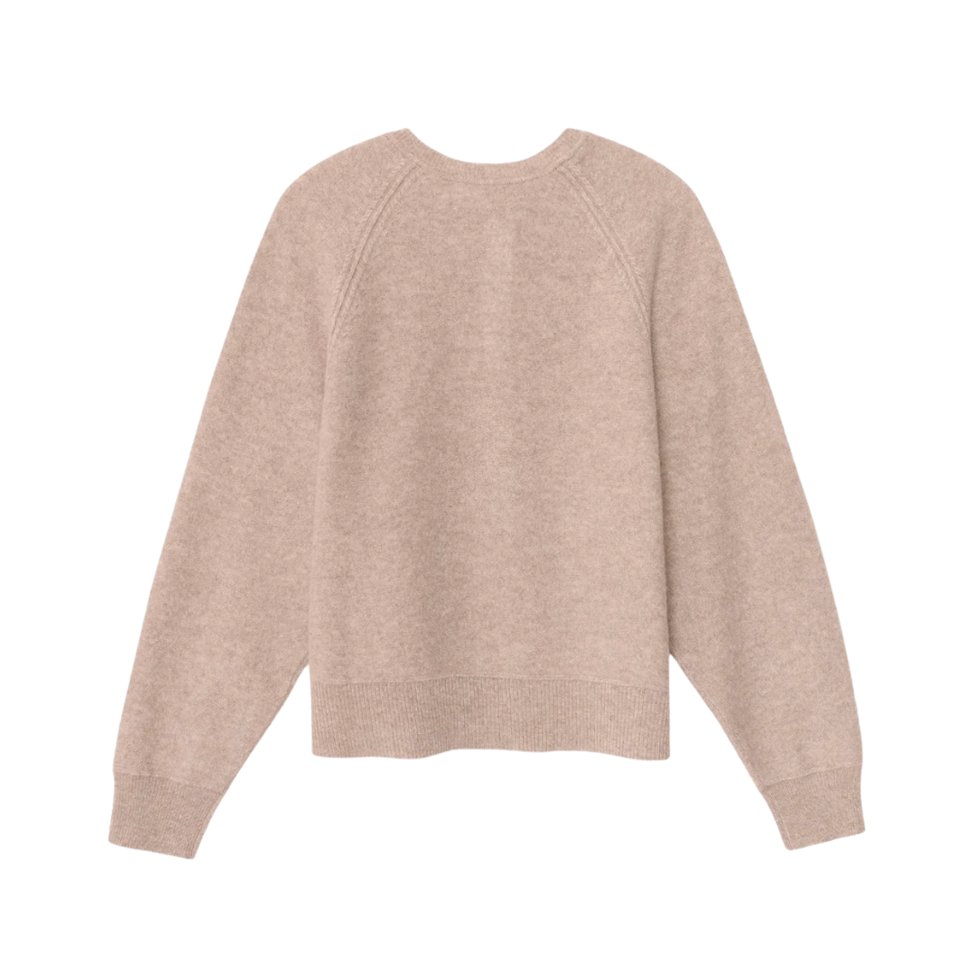 Griffin Sweater in Heather Brown