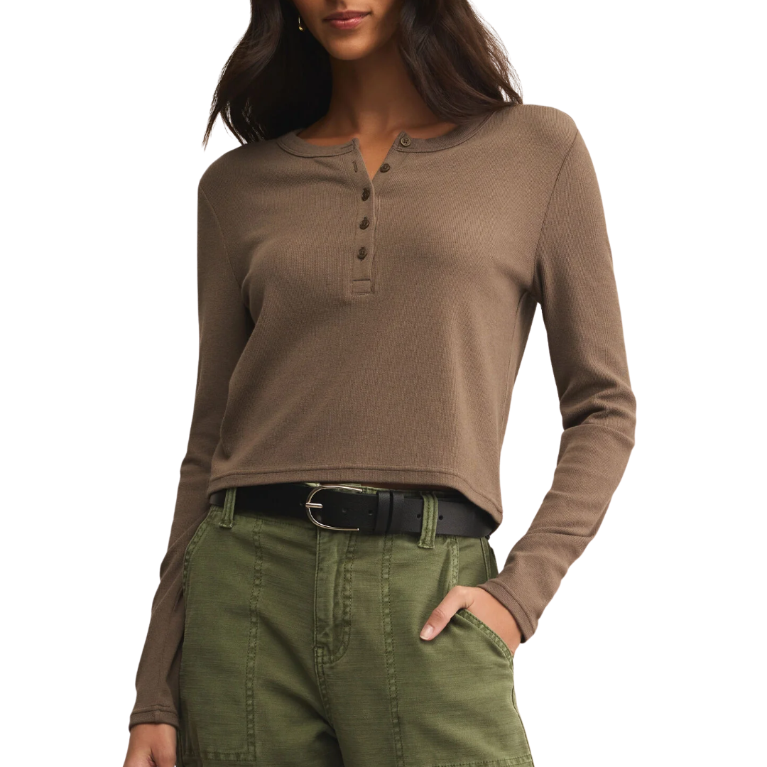 Ferris Henley Top in Tavern