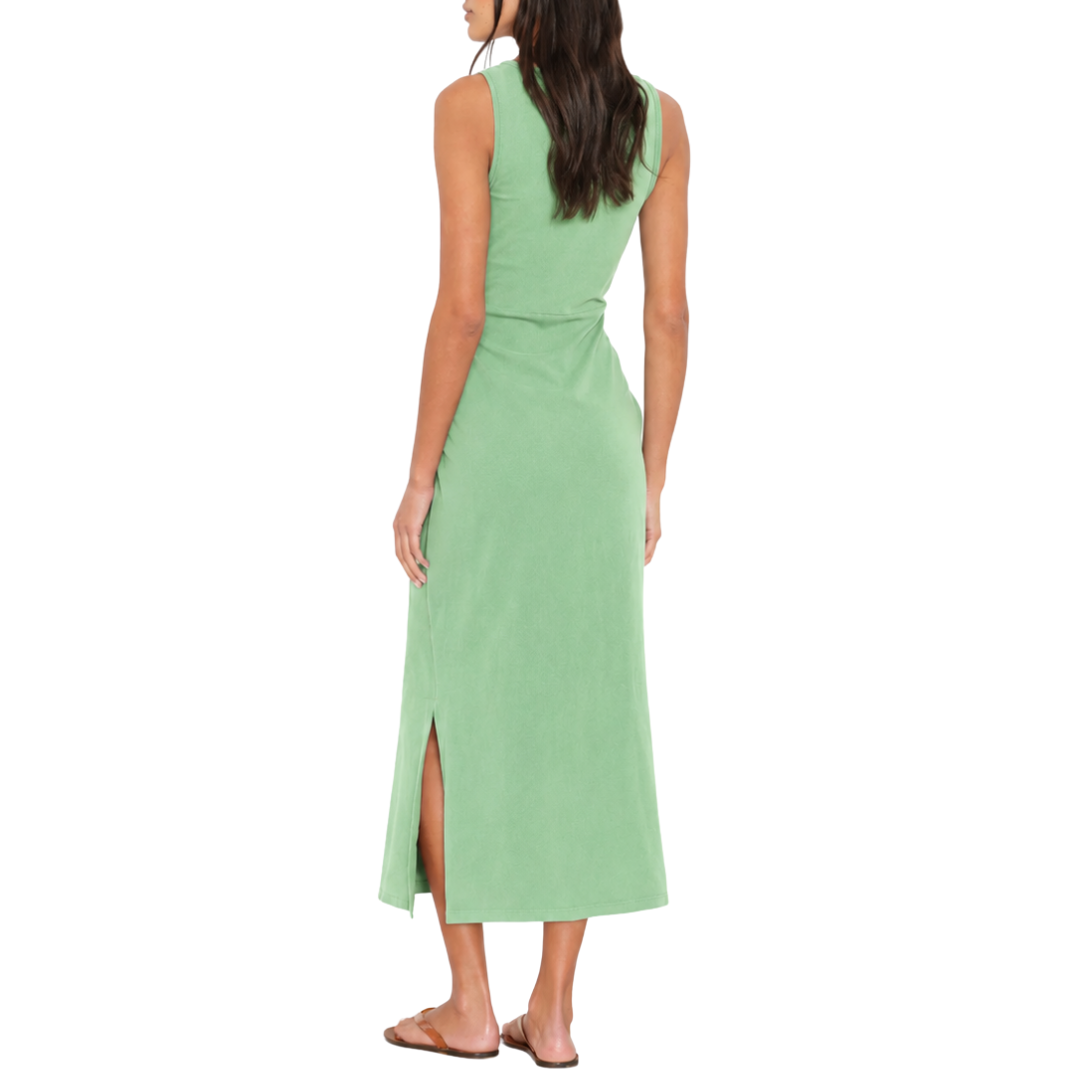 Tia Dress in Green Grove