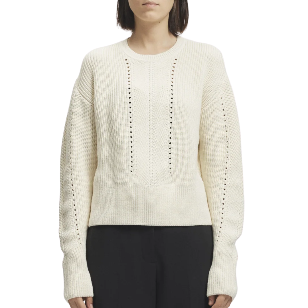Saylor Knit Sweater in Ivory