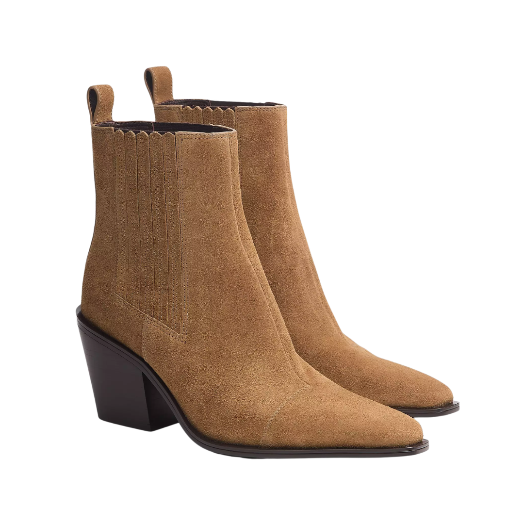 Newbury Suede Chelsea Boot in Dijon Suede