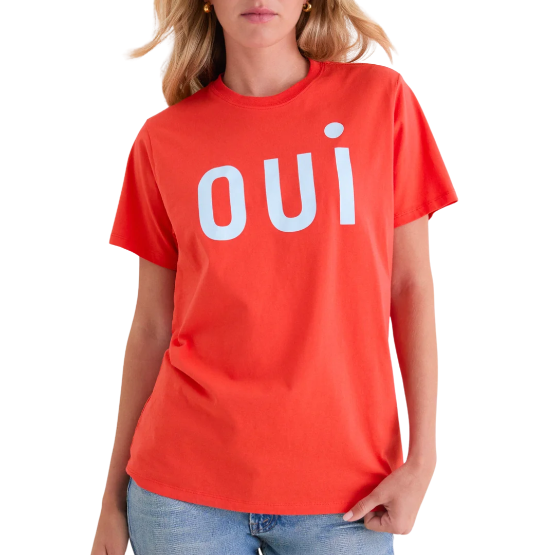 Original Tee Oui in Bright Poppy
