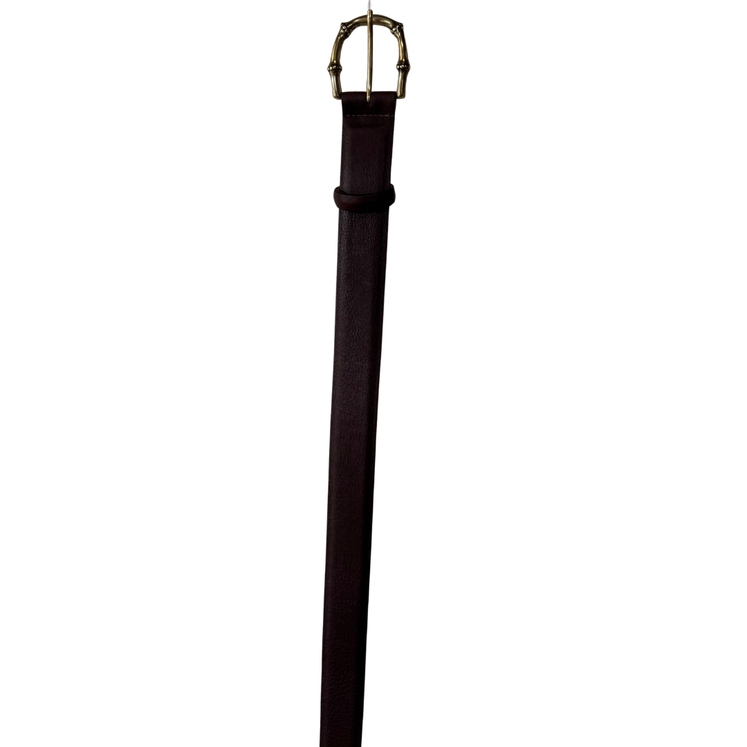 Pebble Tucson Bison Belt in Chocolate