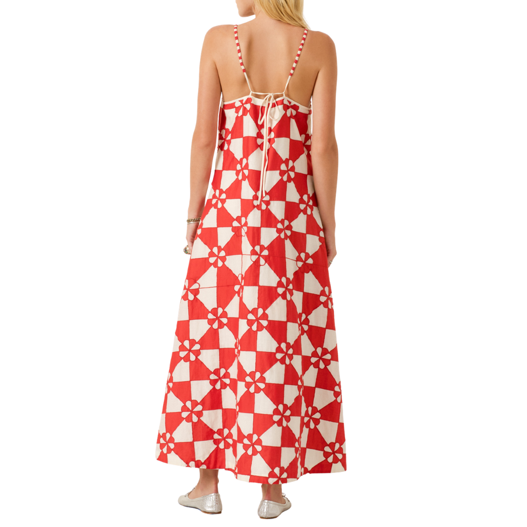 Spice Ibis Jubilee Dress in Off-White