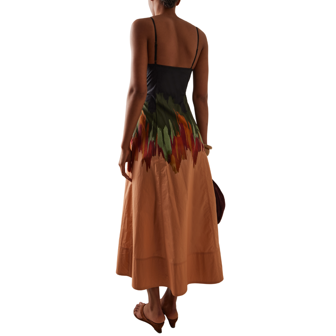 Fiora Cami Cotton Dress in Agate