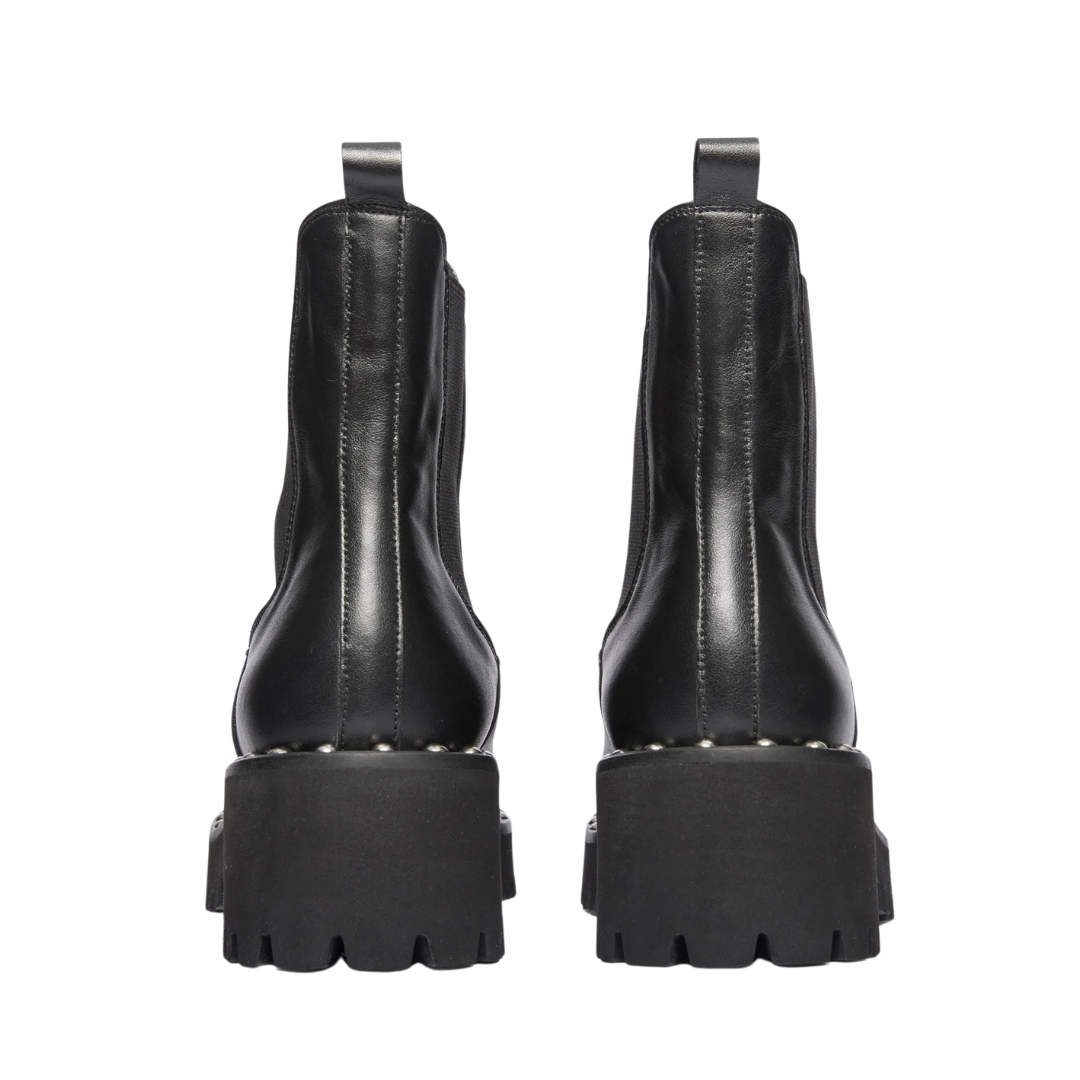 Bailey Studded Rain Resistant Boot in Black