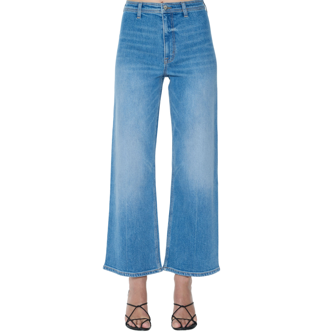 Penny High Rise Wide Leg Ankle in Solina