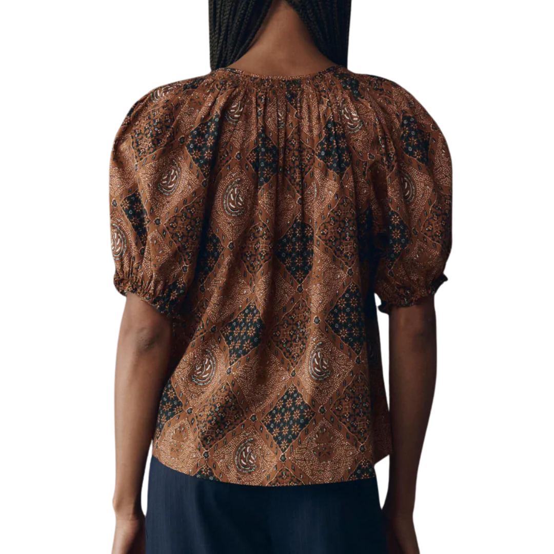 The Moorland Top in Geo Bandana Print