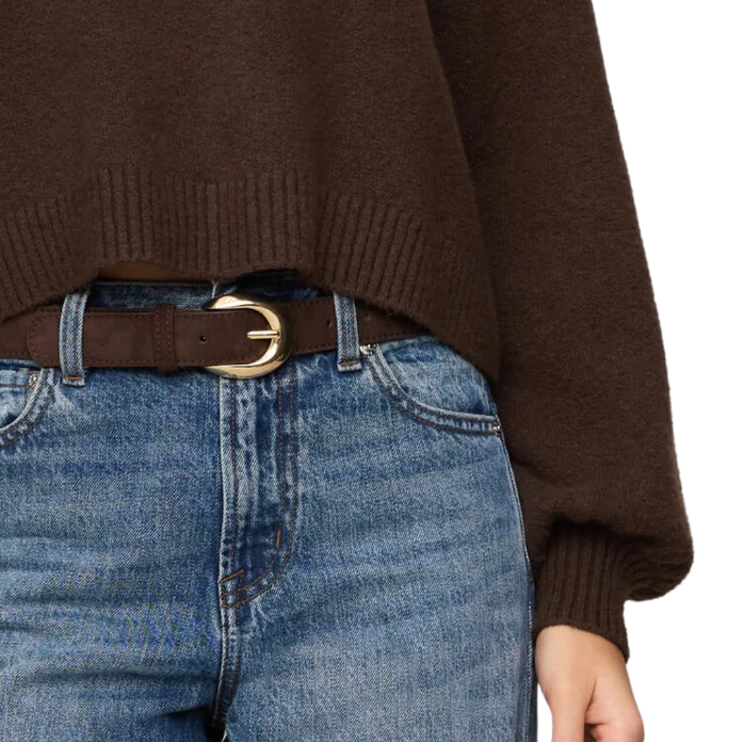 Coming Up Sweater in Dark Chocolate
