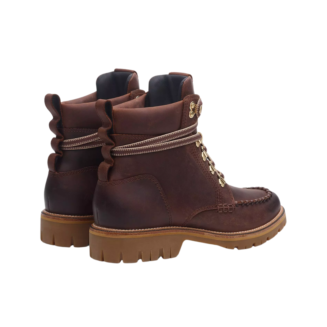 Cameron Leather Hiking Boots in Mocha