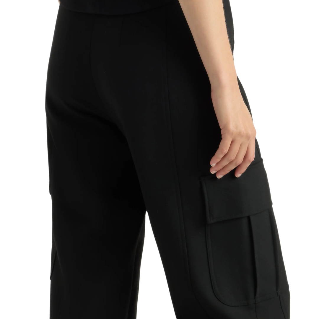 Lynda Tailored Utility Pant in Black
