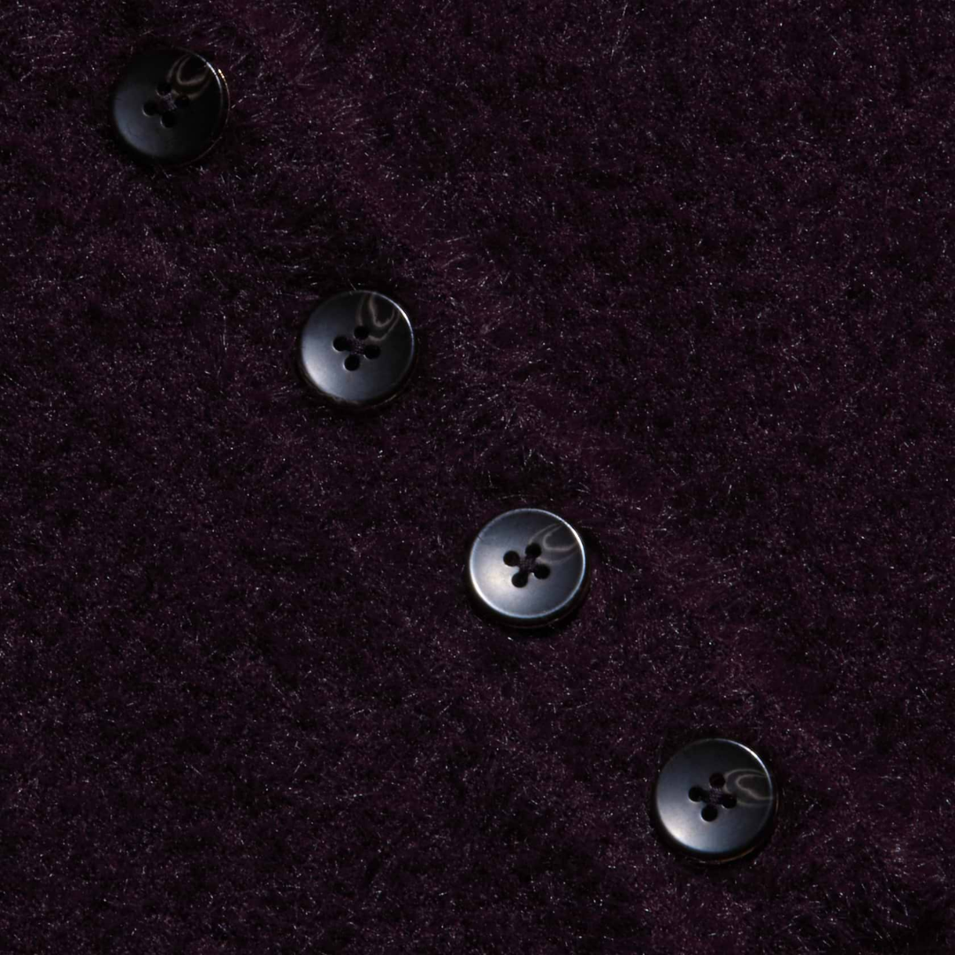 Cirrus Cropped Polo in Dark Plum