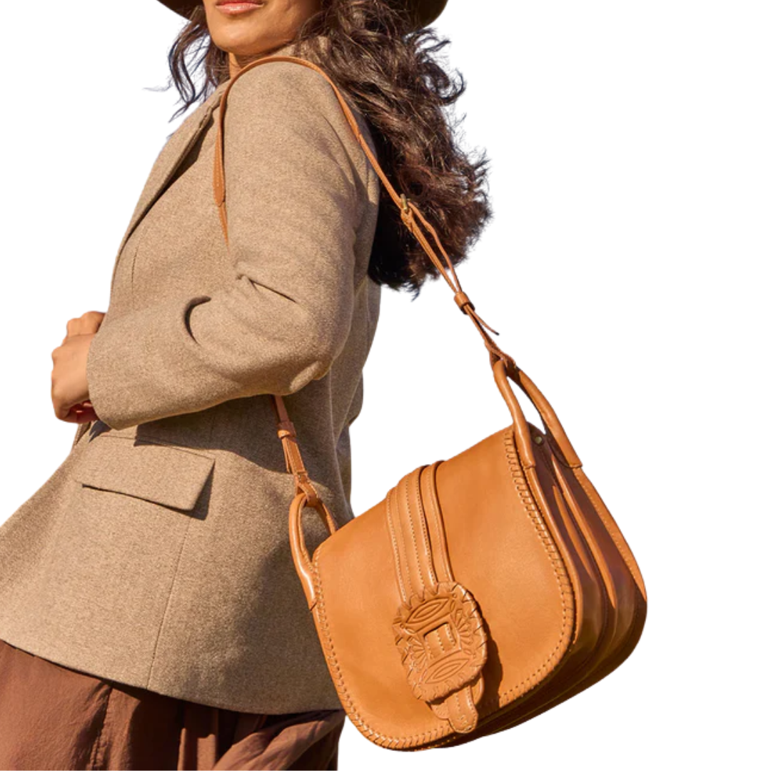 Kiva Large Crossbody in Harvest Wheat