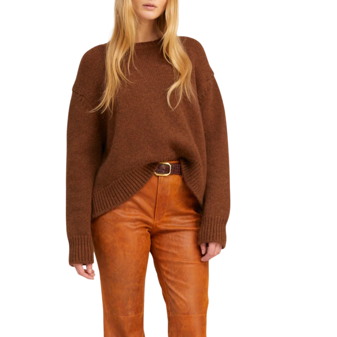 Heavy Crewneck Sweater in Mace