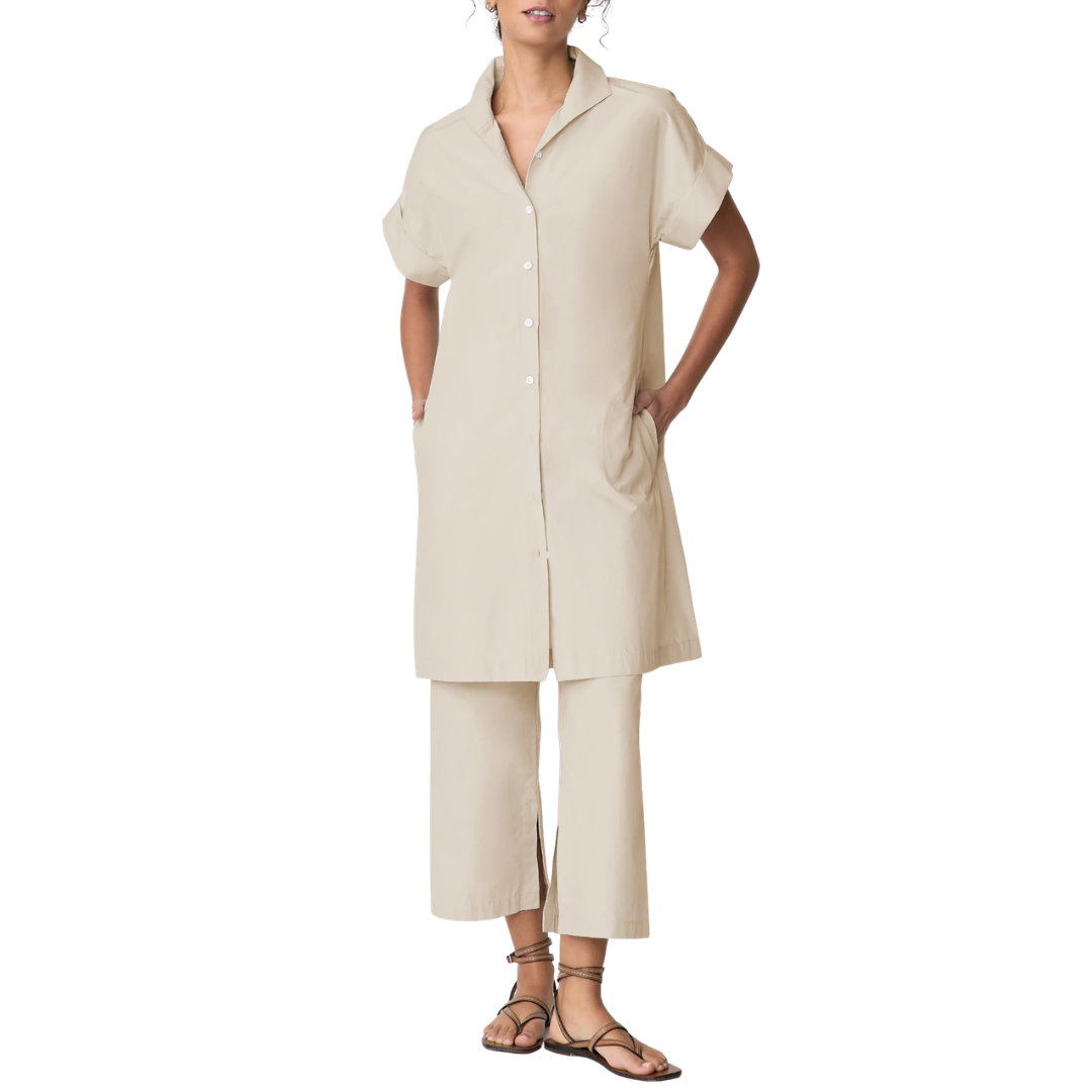 Holly Kimono Dress in Sand