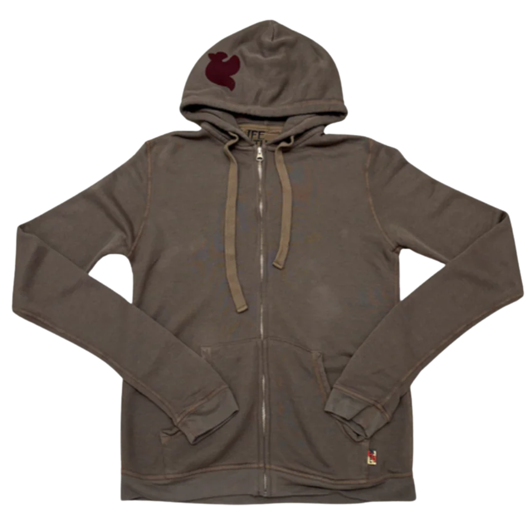 Superfluff Lux Zip Hoodie in Shrooms