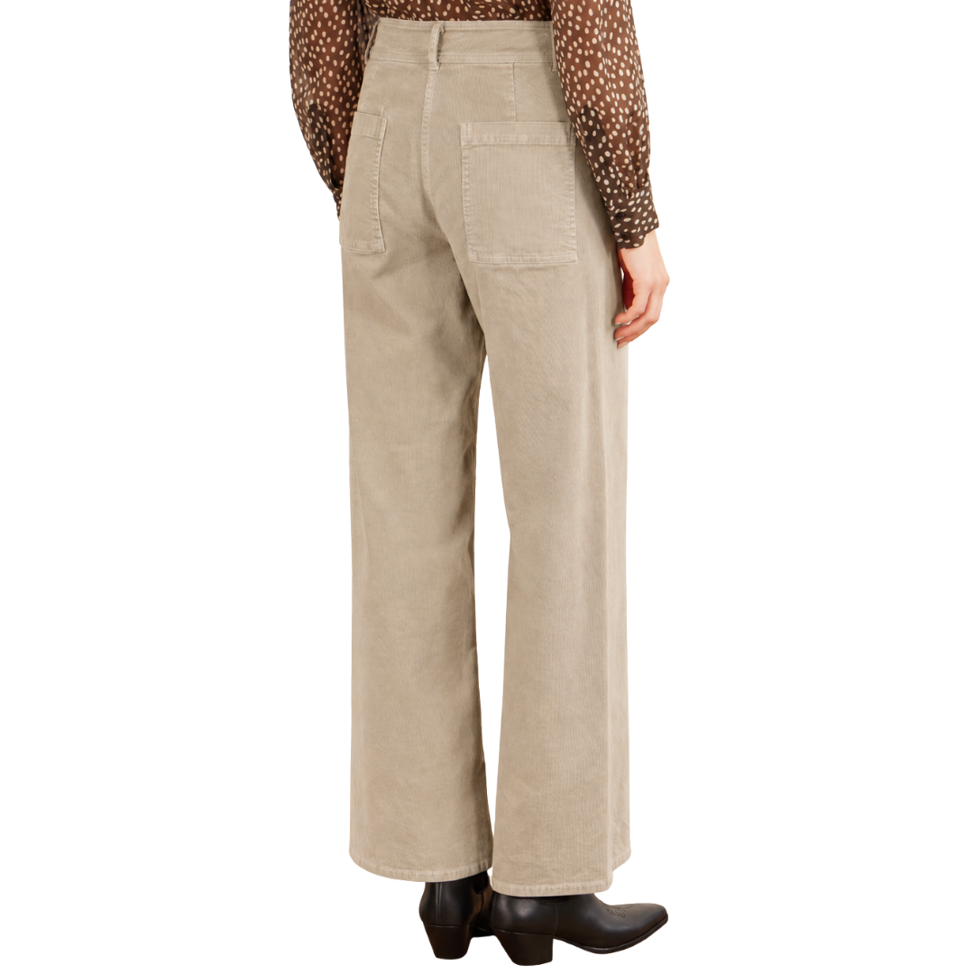 Megan Corduroy Pant in Travertine