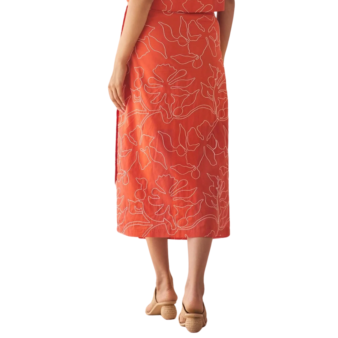 Sammi Skirt in Uma Persimmon