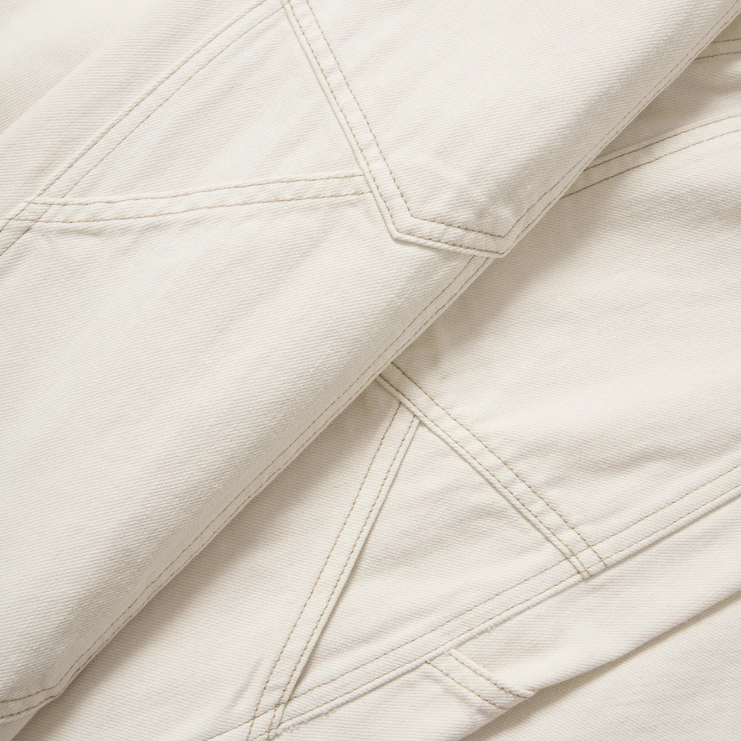 Freddy Wide-Leg Cargo Jean in Ecru