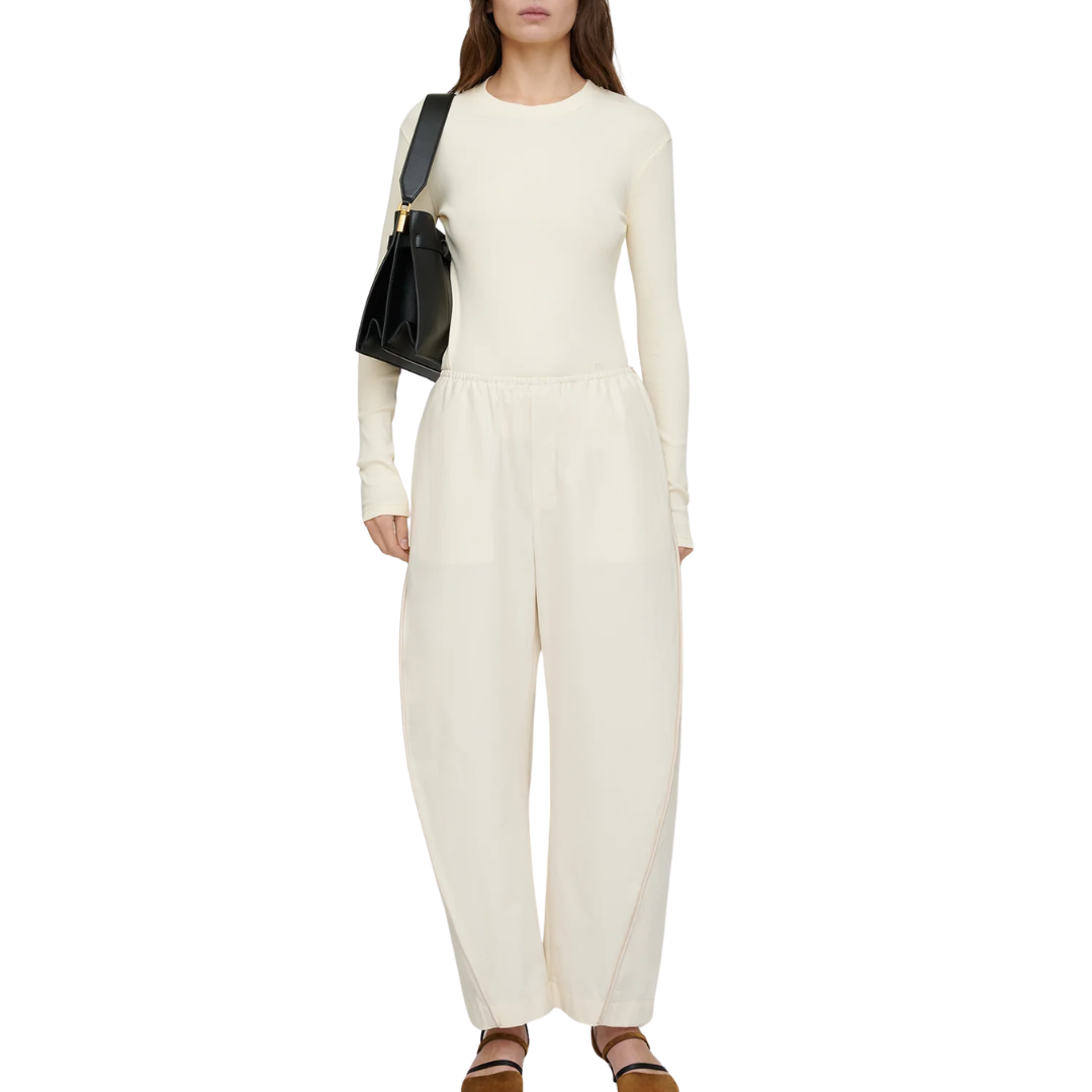 Tamsin Long Sleeve Top in Creme