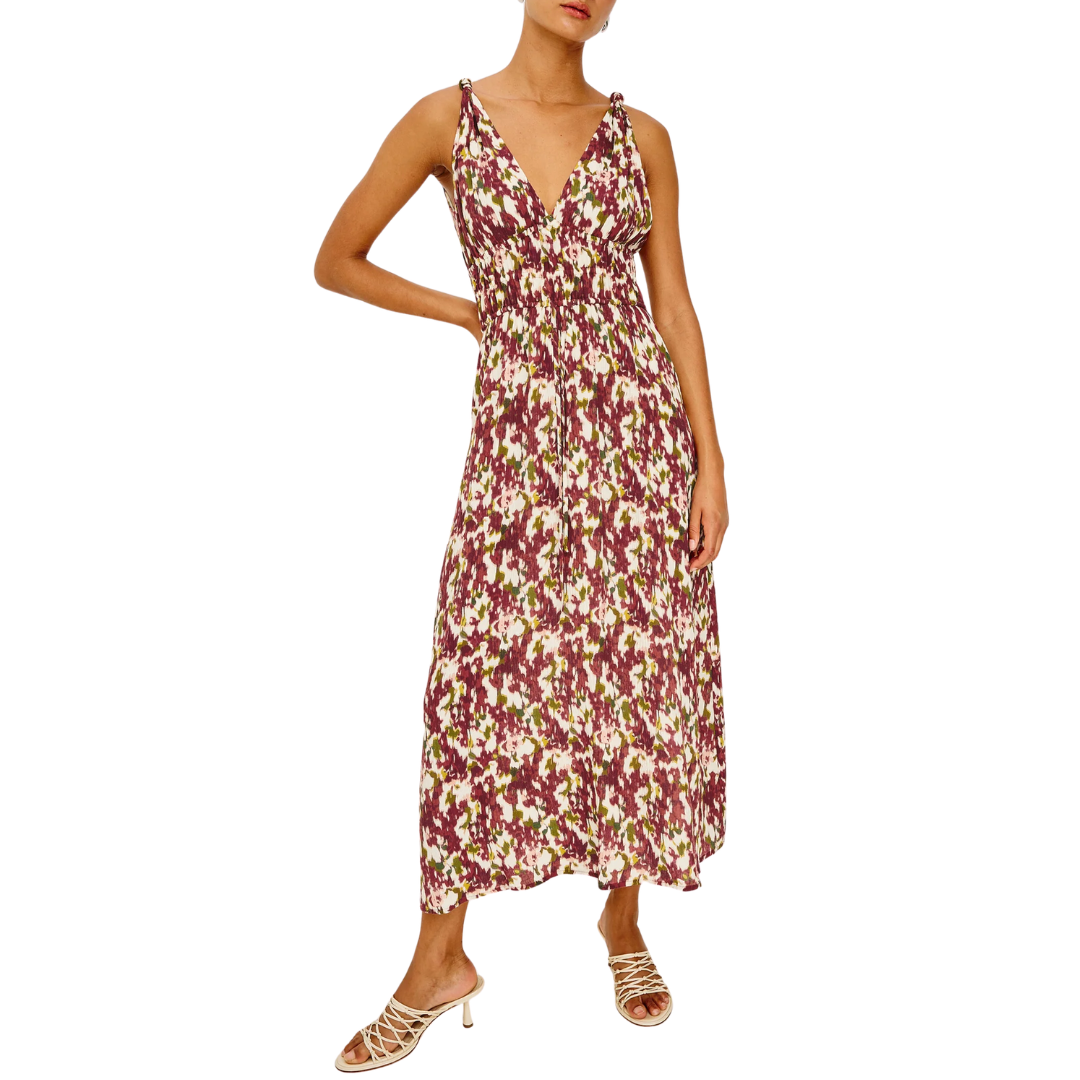 Marciana Dress in Cardinal Floral