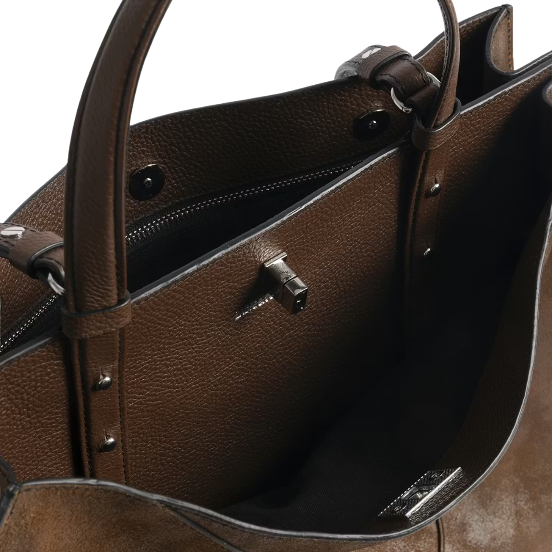 Jack Suede Bag in Wood