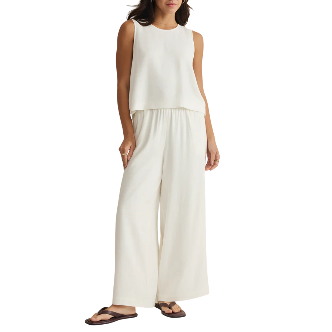 Scout Linen Pant in White