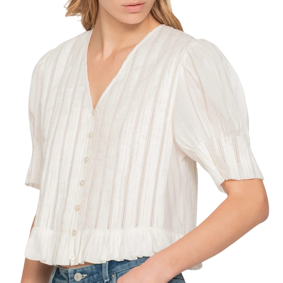 Alberte Top in White