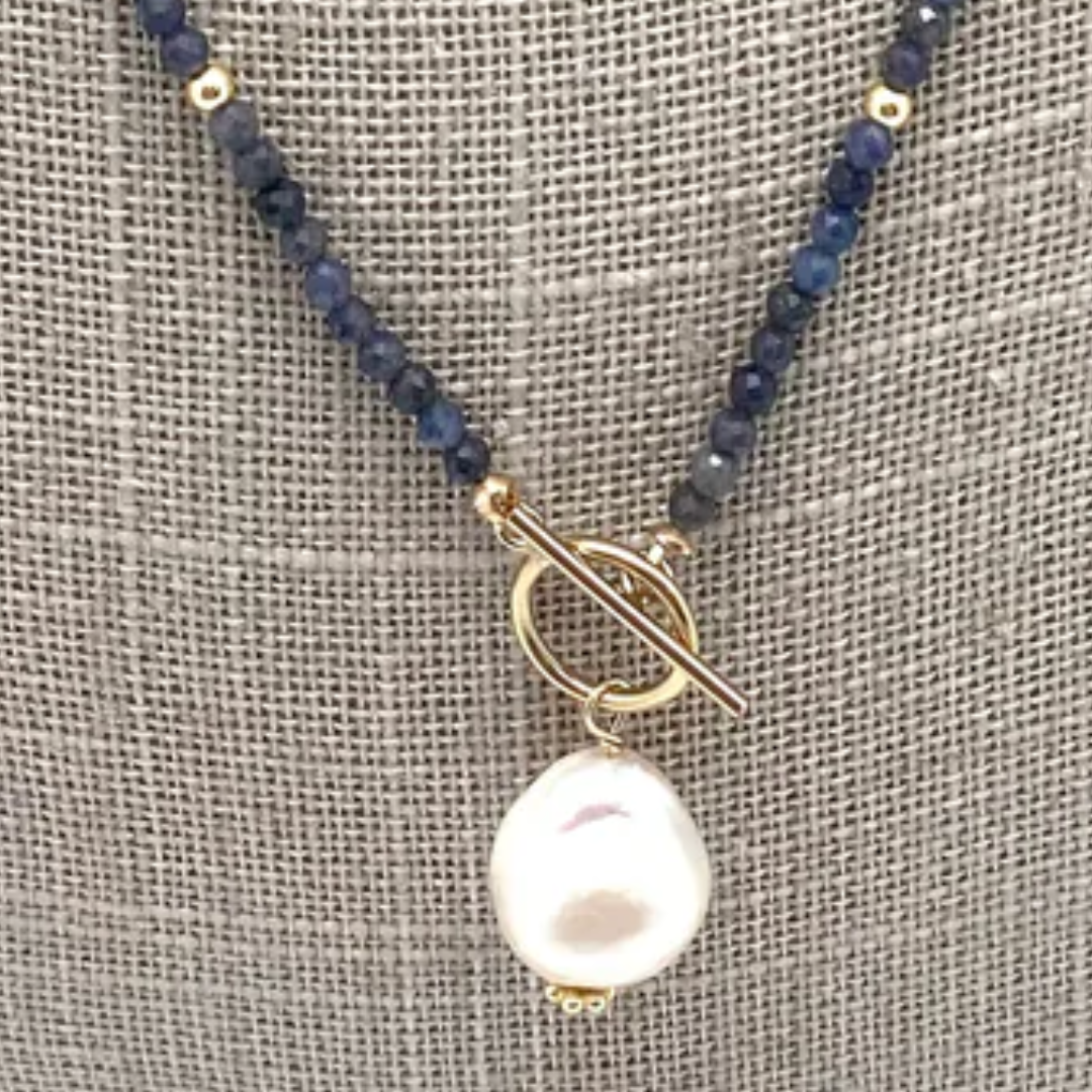 Carol Necklace in Blue Sapphire