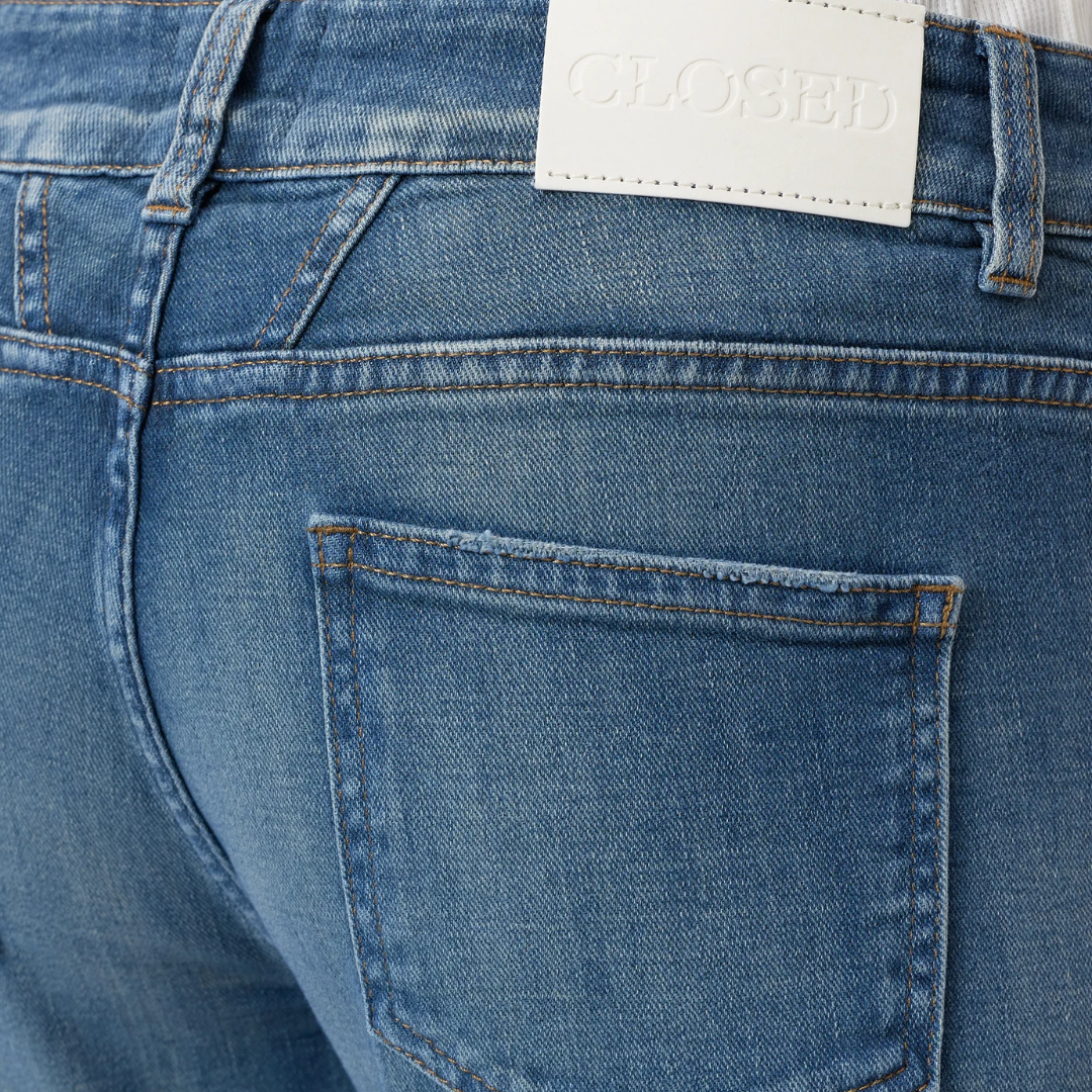 Baker Skinny in Mid Blue