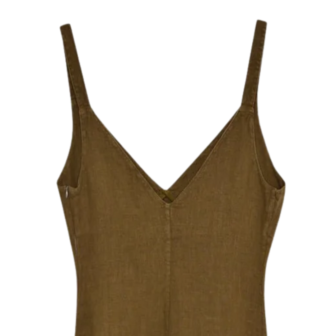Bulbine Dress in Earthy Olive
