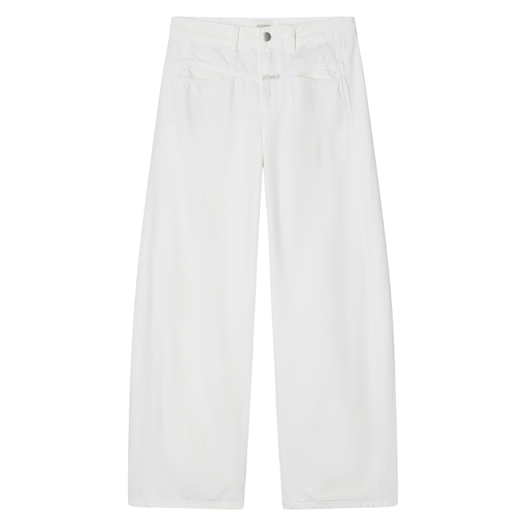 Tori-X Barrel Jeans in Ecru