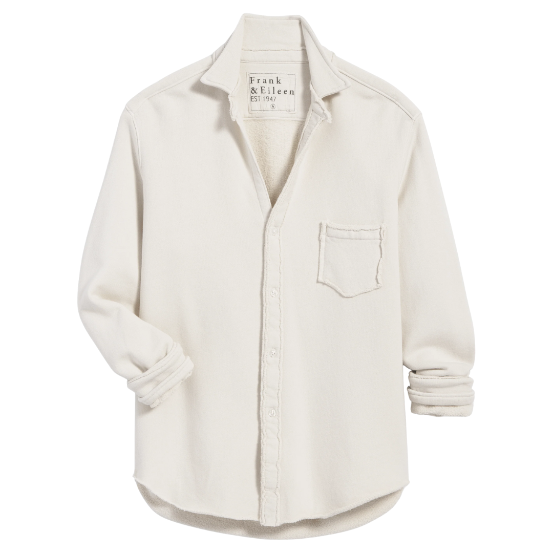 Eileen in Vintage White Triple Fleece