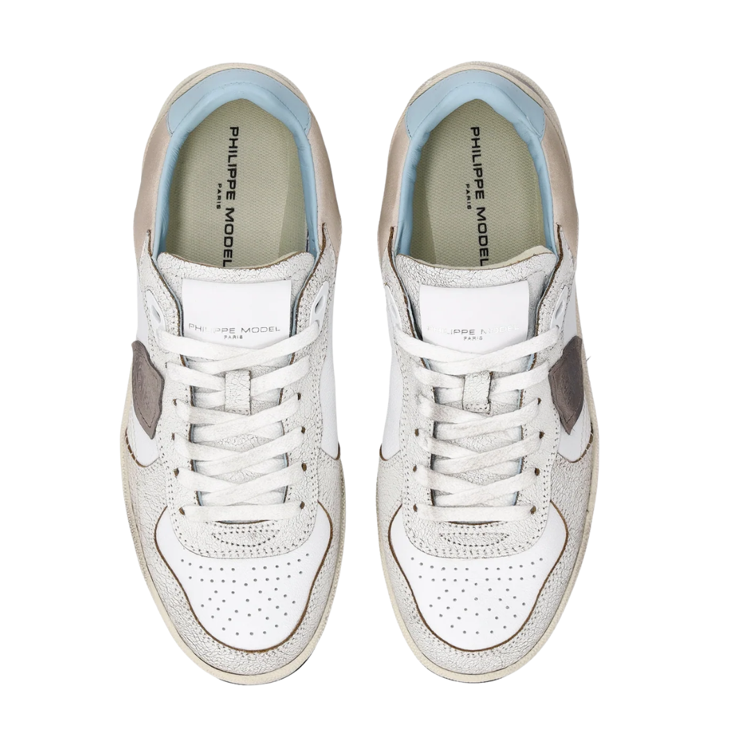 Pgal Sneaker in White Sky Blue