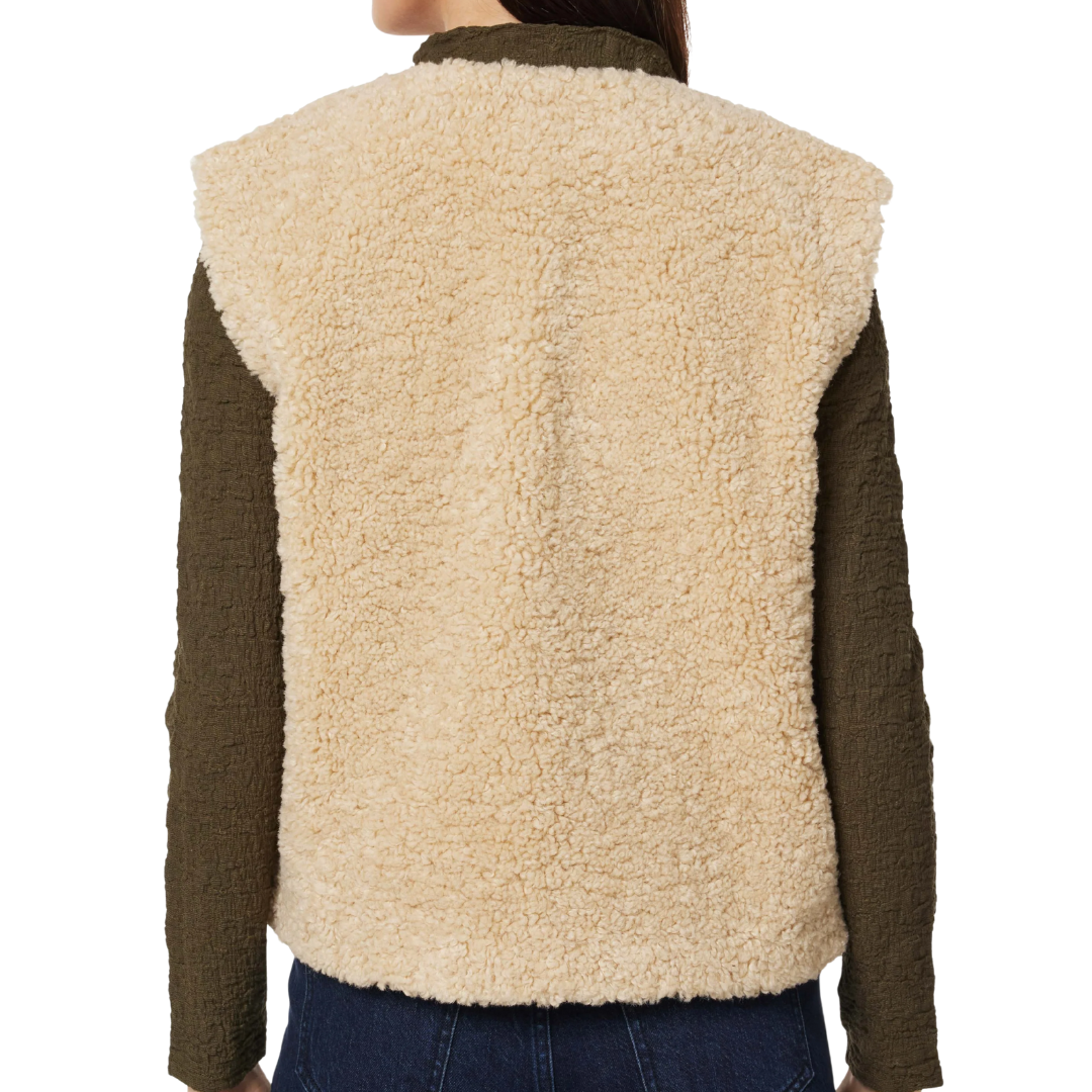 Sherpa Vest in Natural