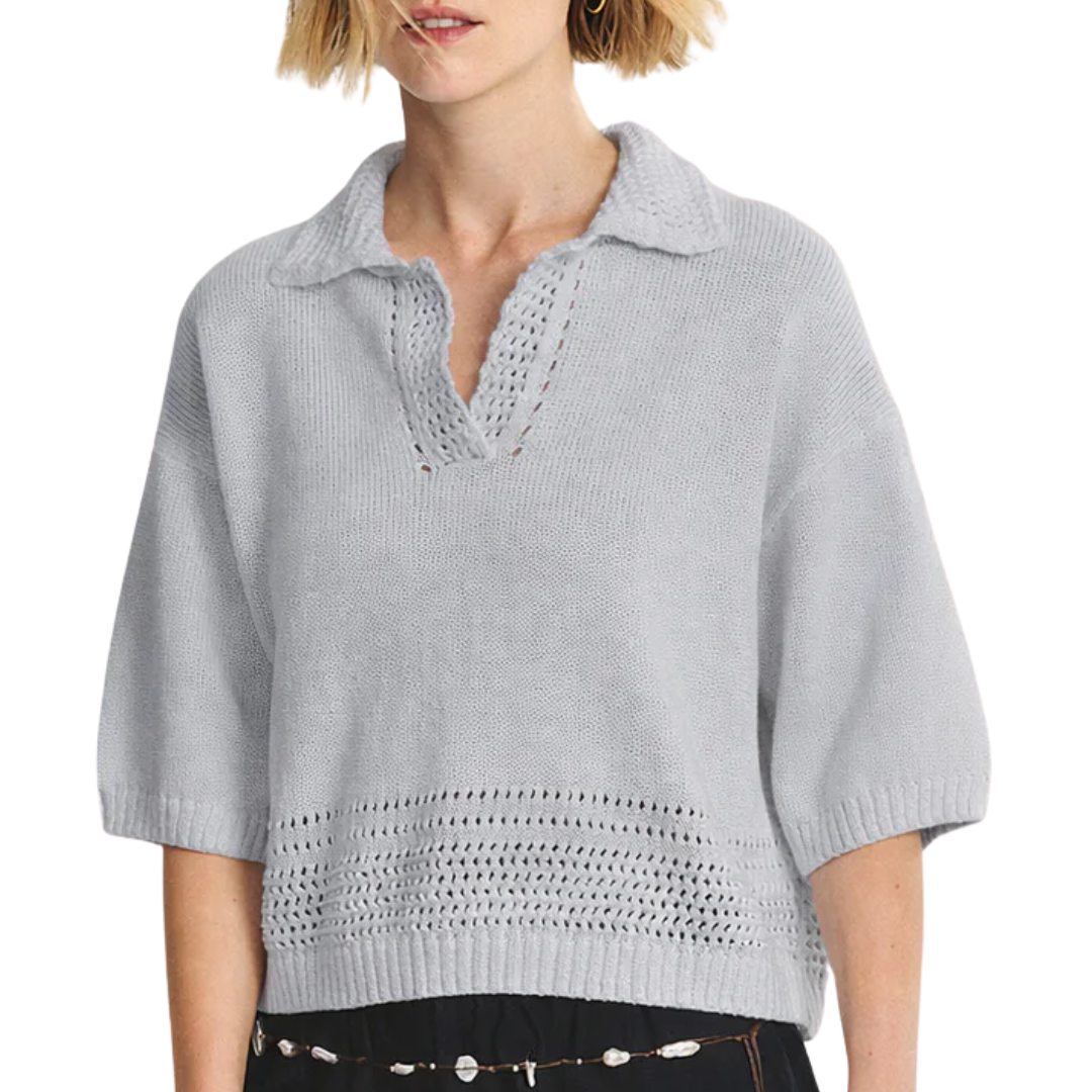 Winslow Polo Top in Ice