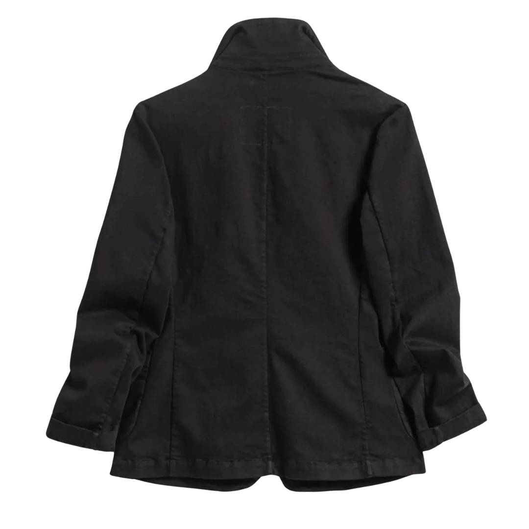 Dublin Blazer in Jet Black Denim