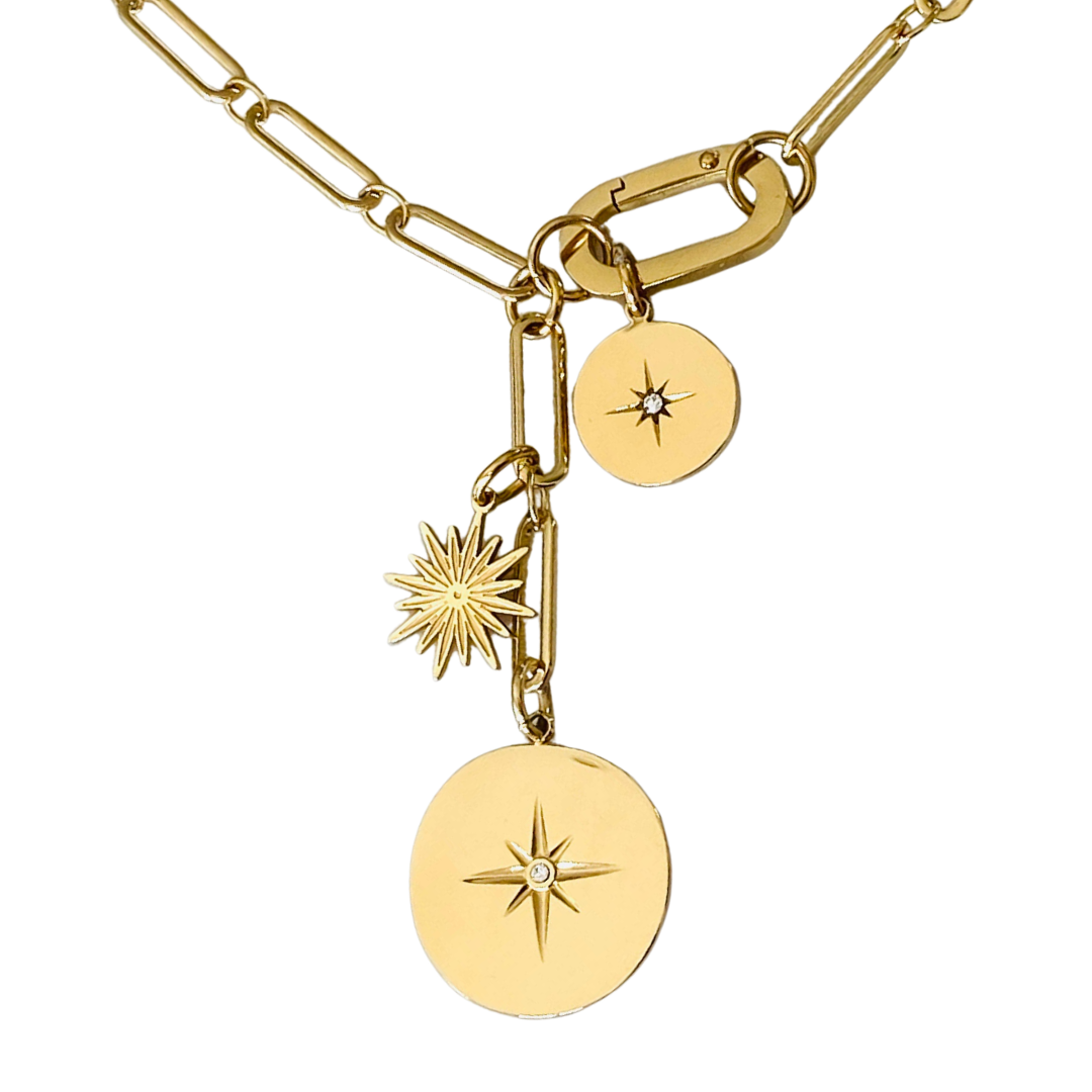 Cascade Necklace in Gold