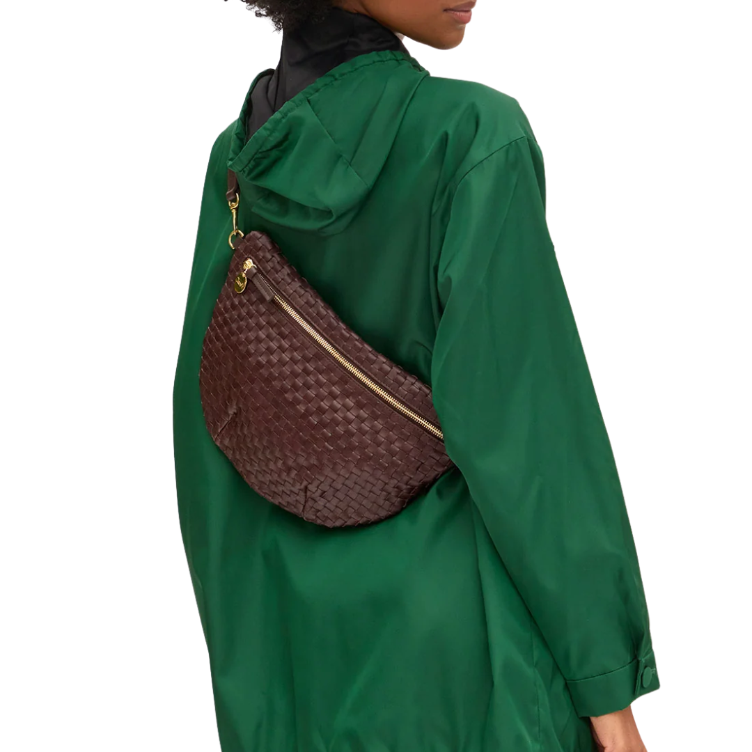 Grande Fanny in Tobacco Woven Checker