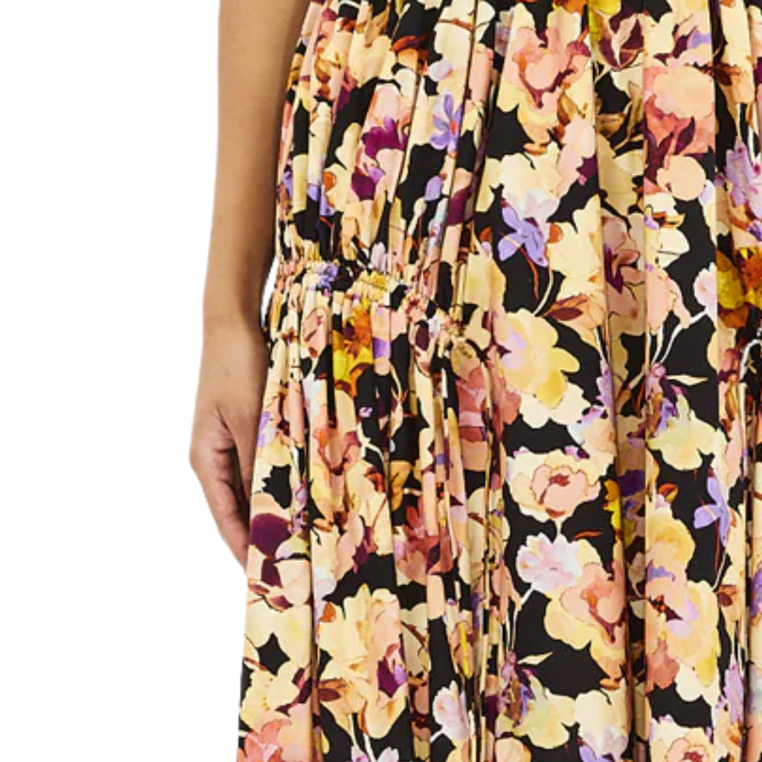 Vidri Cotton Cami Dress in Night Bloom