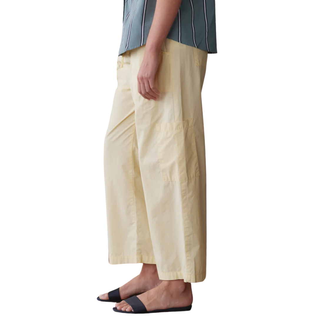 The Pop Drawstring Cargo Pant in Butter